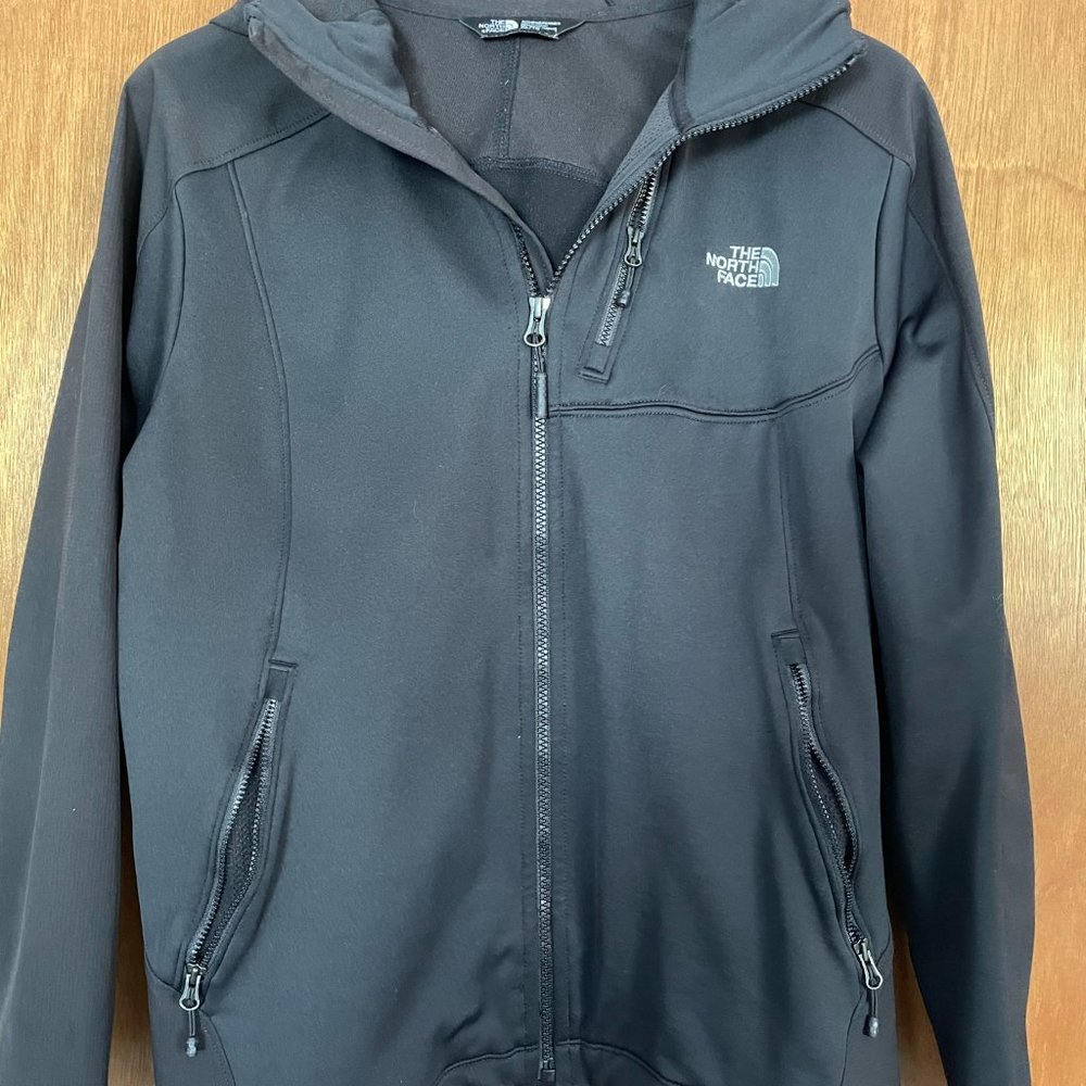 Women's North Face Hooded Softshell - XL - Black
